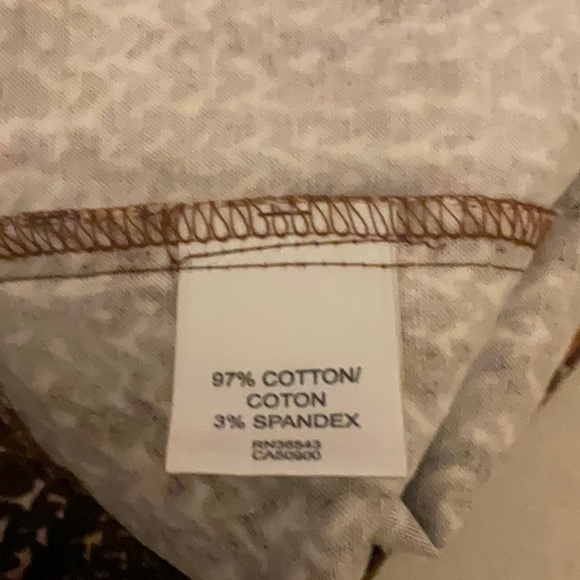 Van Heusen Skirt Lightweight Lovely Pattern Sz 16 - Picture 6 of 6